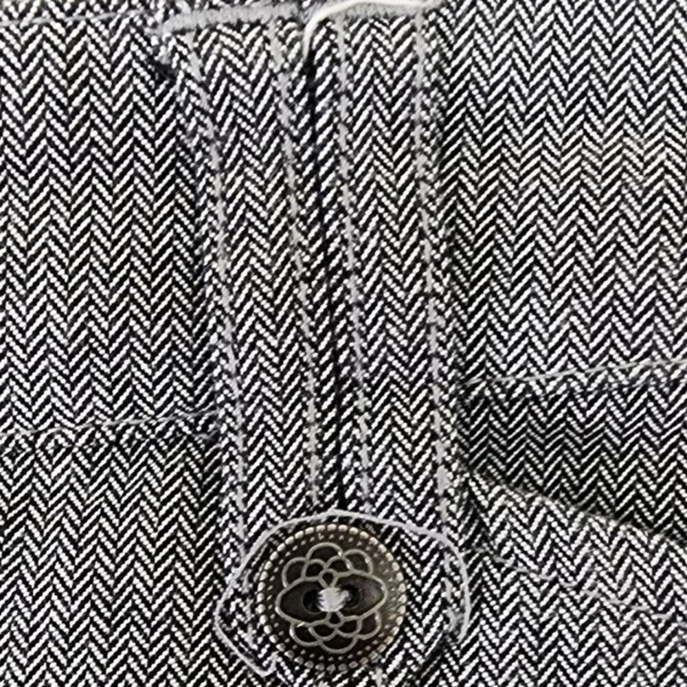 Christopher & Banks Vintage Gray and Black Herringbone Dress Pants Women's Sz 4 - Picture 4 of 10